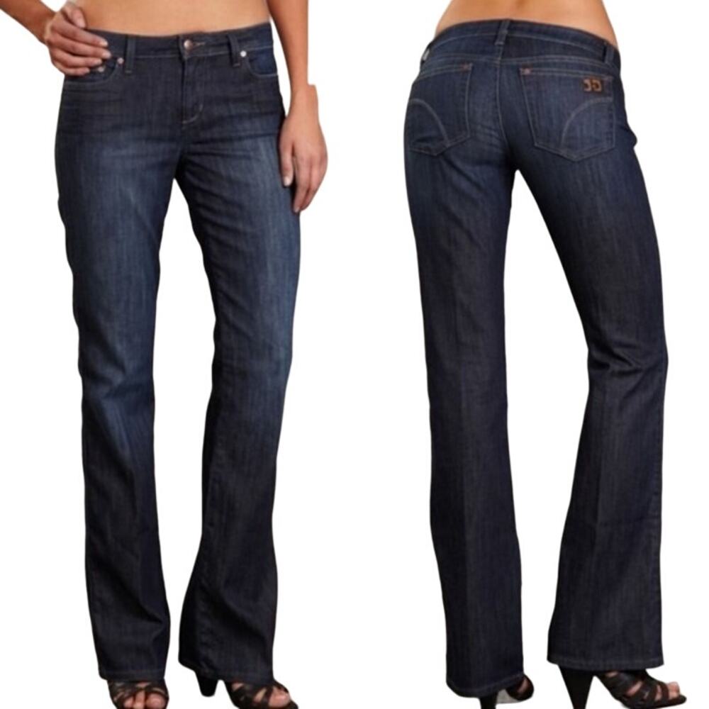 Joe's Jeans Muse Wide Leg Flare Stretch Jeans Glamorous Denim In Thompson Sz 27